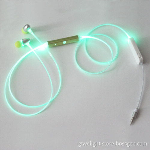 2014 Newest Style LED Light up Earphone